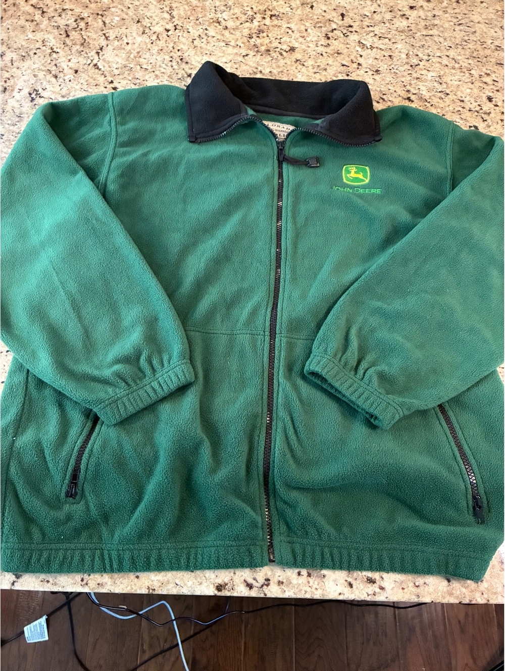John Deere Green Fleece Jacket
